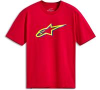 Alpinestars Ageless Shadow CSF, maglietta XXL male Rosso/Giallo/Blu