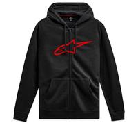 Alpinestars Ageless Zip V3, felpa con cappuccio e zip S male Nero/Rosso