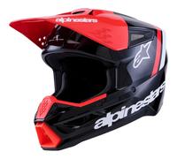 ALPINESTARS ALPINESTARS - Casco S-M3 Radium Nero / Rosso Fluo / Bianco 2026 XL