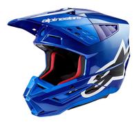 Alpinestars S-M5 Corp 2024 Casco Motocross, blu, taglia 2XL