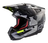 ALPINESTARS ALPINESTARS - Casco S-M5 Rover 2 Dark Gray / Giallo Fluo Glossy 2024 M