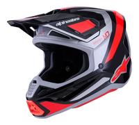 Alpinestars S-m7 Rise Ece05 Off-road Helmet Grigio M