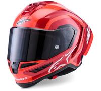 ALPINESTARS ALPINESTARS - Casco Supertech R10 Arius Nero / Bianco / Double Rosso Glossy XXL
