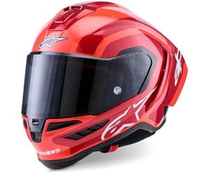 ALPINESTARS ALPINESTARS - Casco Supertech R10 Arius Nero / Bianco / Double Rosso Glossy XXL