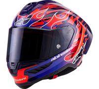 Casco integrale da moto Alpinestars Supertech R-10 Flyte edizione limitata Jorge Martin viola-rosso XL