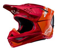 ALPINESTARS ALPINESTARS - Casco Supertech S-M10 Flood Rosso / Fluo Rosso M&G 2024 L