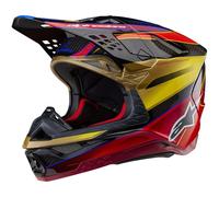 ALPINESTARS ALPINESTARS - Casco Supertech S-M10 Gold Giallo / Rio Rosso Glossy 2024 XS