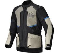 Alpinestars Andes Air Drystar impermeabile Moto Tessile Giacca, nero-grigio-blu, taglia 3XL per maschi