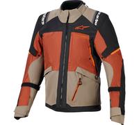 Alpinestars Giacca tessile Andes V4 Drystar M Uomo Marrone Scuro/Rosso/Nero