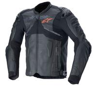 Giacca Pelle ATEM V5 LEATHER Nero ALPINESTARS - AN: 56