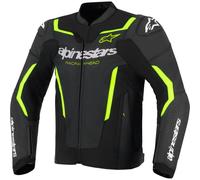 Giacca Pelle GP FORCE V2 AIRFLOW Nero Giallo ALPINESTARS - AN: 48