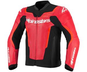 ALPINESTARS ALPINESTARS - Giacca GP Force V2 Leather Airflow Rosso / Rosso Fluo 48