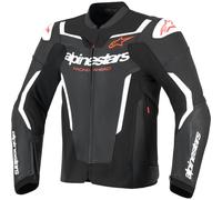 Alpinestars GP Force V2 Giacca in pelle da moto, nero-bianco, taglia 48 per maschi