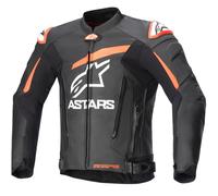 Alpinestars GP Plus V4 Giacca in pelle moto, nero/rosso/bianco, Taglia 48