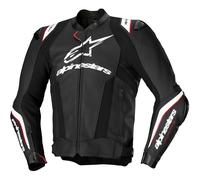 Alpinestars Missile Ignition V3 giacca in pelle da moto traforata, nero-bianco, taglia 50 per maschi