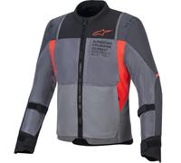 Alpinestars ST-2 Air Giacca tessile da moto, grigio-rosso, taglia XL per maschi