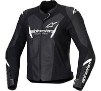 Giacca Donna Pelle STELLA FASTER V3 Nero Bianco ALPINESTARS - AN: 48