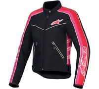 ALPINESTARS ALPINESTARS - Giacca Stella T-Dyno Wr Lady Nero / Bright Rosso / Fuchsia XS