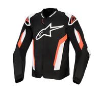 Alpinestars T-GP Air, giacca in tessuto XXL male Nero/Bianco/Rosso Fluo