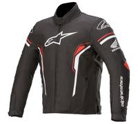 Alpinestars T-SP-1 Giacca tessile per moto impermeabile, nero-bianco-rosso, taglia S per maschi