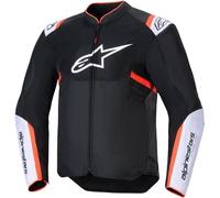 Alpinestars T-Sps Air V2 Giacca tessile da moto, nero-bianco-rosso, taglia XL per maschi