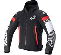 Alpinestars Zaca Air Giacca tessile moto, nero-bianco-rosso, taglia 3XL per maschi