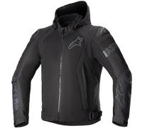 Alpinestars Zaca Air, giacca tessile impermeabile 4XL male Nero/Nero