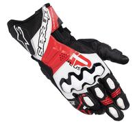 Alpinestars Gp Plus R V3 Guanti da moto, nero-bianco-rosso, taglia S per maschi