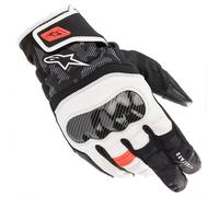 Guanti Moto Alpinestars SMX Z Drystar Nero-Bianco-Rosso L Nero