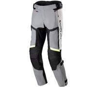 Alpinestars Bogota Pro Drystar 4 Seasons pantaloni tessili moto impermeabili, grigio-giallo, taglia 3XL per maschi