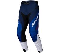Alpinestars Pro-Dura Pantaloni da motocross, bianco-blu, taglia 32 per maschi