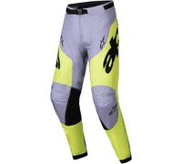 ALPINESTARS ALPINESTARS - Pantaloni Racer Veil Grigio / Giallo Fluo 2025 38