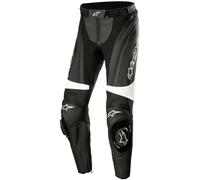 Alpinestars Stella Missile V3 Pantaloni da donna in pelle da moto, nero-bianco, taglia 46 per donne