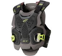 Pettorina A-4 MAX Nero Giallo ALPINESTARS - RI: M/L