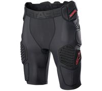 Alpinestars Bionic Pro Pantaloncini Protector, nero-rosso, taglia 2XL