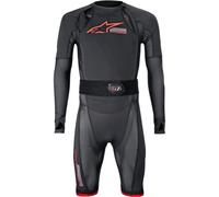 Alpinestars Tech-Air 10 Race System Tuta airbag, nero-rosso, taglia XL per maschi