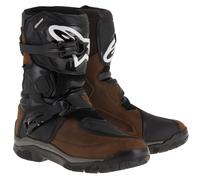 Alpinestars Belize Drystar Oiled Stivali da moto impermeabile, nero-marrone, taglia 47 per maschi