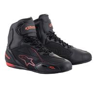 Alpinestars Faster 3, scarpe Drystar 9.5 US male Nero/Rosso Fluo