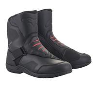 Alpinestars Ridge V2 Stivali motociclistici impermeabili, nero-rosso, taglia 41 per maschi