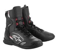 Alpinestars Superfaster Scarpe da moto, nero-grigio-rosso, taglia 45 per maschi