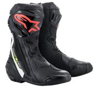 ALPINESTARS ALPINESTARS - Stivali Supertech R Nero / Bianco / Rosso Fluo / Giallo Fluo 43