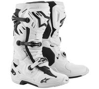 Alpinestars Tech 10 Supervented Stivali da motocross, Bianco, Taglia 12 (47)