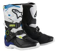 Alpinestars Tech 3S, stivali per bambini 10 US male Bianco/Nero/Blu