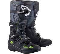 Alpinestars Tech 5 Stivali motocross, nero-grigio-giallo, taglia 47 per maschi