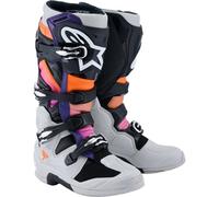 ALPINESTARS ALPINESTARS - Stivali Tech 7 Nero / Light Grigio / Orange Fluo / Magenta 2025 6