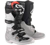 ALPINESTARS ALPINESTARS - Stivali Tech 7S Junior Nero / Silver / Bianco / Gold 8 (EU 42)
