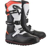 Alpinestars Tech-T Stivali da moto, nero-bianco-rosso, taglia 38