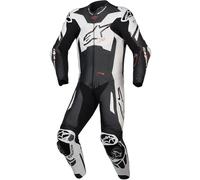 Alpinestars GP Plus V4 Sprint Tuta in pelle da moto in 1 pezzo, nero-bianco, taglia 58 per maschi