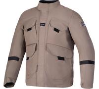 Alpinestars Altan Drystar Giacca tessile da motocicletta impermeabile, marrone/nero, Taglia L