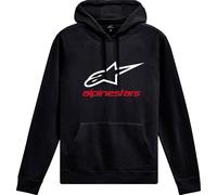 Alpinestars Always V3, felpa con cappuccio S male Nero/Bianco/Rosso